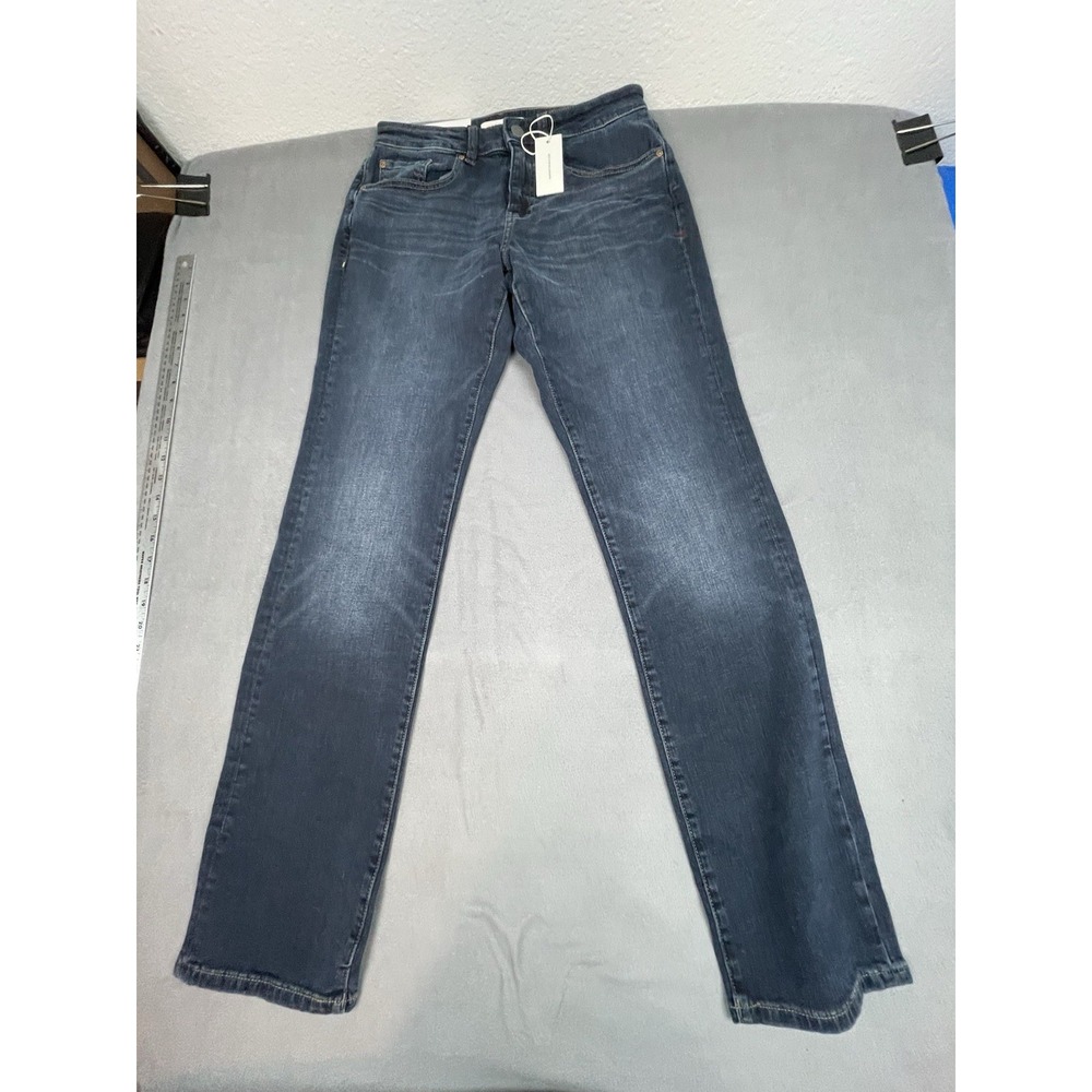 Warp + Weft Mens 29 34 Blue Slim Stretch Jeans 29x34 Medium Wash NWT‎ Denim